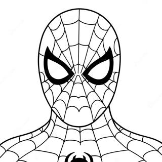 Spiderman Gesicht Ausmalbilder