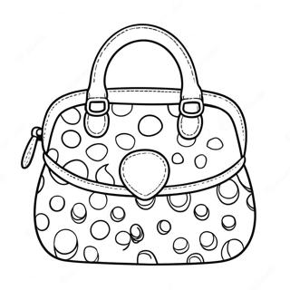 Niedliche Tiermuster Handtasche Ausmalbild 120452 55193