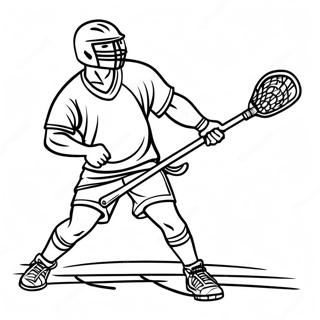 Spannendes Lacrosse Spiel Ausmalbild 120630-55329