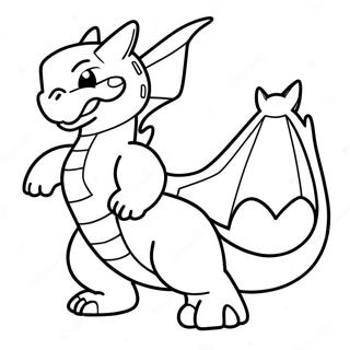 Fliegender Charizard Ausmalbild 12082-543