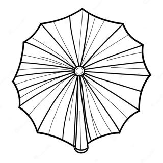Bunte Strand Schirm Malvorlage 120835-55684