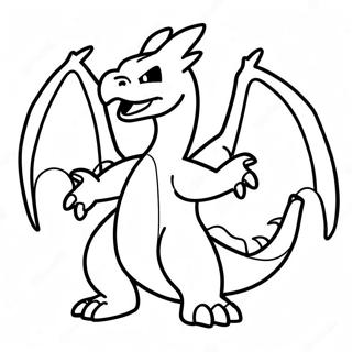 Charizard Im Kampf Ausmalbild 12083-2157