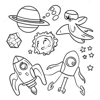 Bunte Stellar Vbs Charaktere Ausmalbild 120860-55698