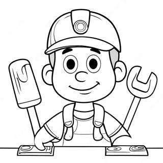 Handy Manny Mit Werkzeugen Ausmalbild 121426-56117