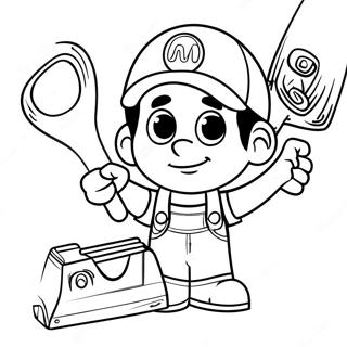 Handy Manny Mit Werkzeugen Ausmalbild 121426-56119