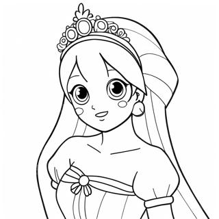 Anime Prinzessin Ausmalbilder