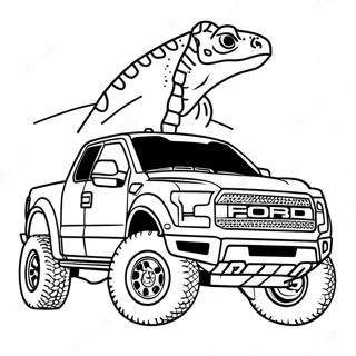 Ford Raptor Truck Ausmalbild 121936-56516