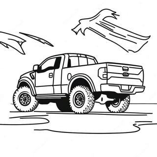 Ford Raptor In Aktion Ausmalbild 121937-56517