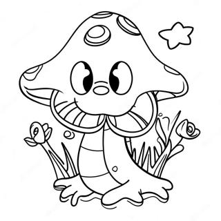 Cartoon Piranha Pflanze Ausmalbild 122634 57127