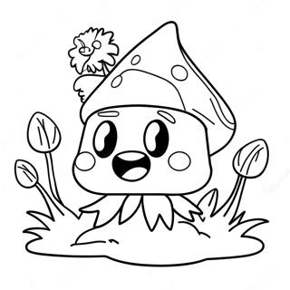 Cartoon Piranha Pflanze Ausmalbild 122634 57128