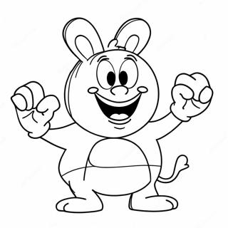 Lustige Cartoon Charaktere Ausmalbild 12271-2227