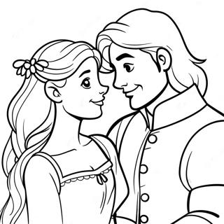 Rapunzel Und Flynn Ausmalbild 122992-57389