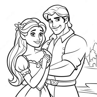 Rapunzel Und Flynn Ausmalbild 122992-57390