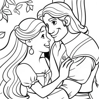 Rapunzel Und Flynn Ausmalbild 122992-57391