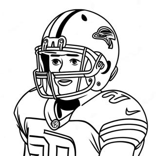 Aj Brown Mit Fussball Ausmalbild 123148-57522
