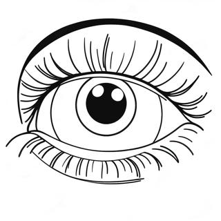 Cartoonhafte Augen Und Mund Ausmalbild 123484 57786