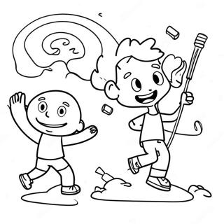 Spassige Sportaktivitaten Ausmalbild 123845 58065