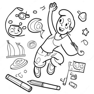 Spassige Sportaktivitaten Ausmalbild 123845 58067