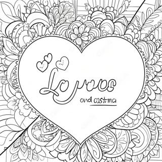 Charmante Liebeszitate Ausmalbild 123897 58105