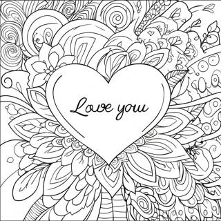 Charmante Liebeszitate Ausmalbild 123897 58106