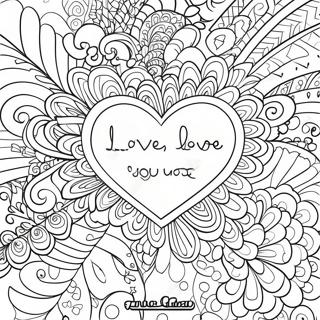 Charmante Liebeszitate Ausmalbild 123897 58107