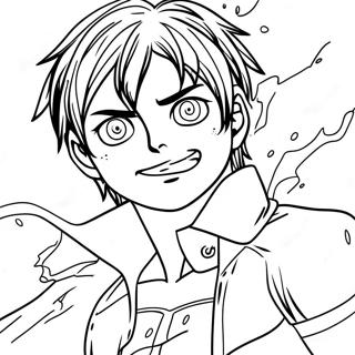 Eren Yeager Beim Transformieren Ausmalbild 124151-58305