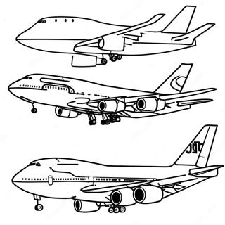 747 Flugzeug Ausmalbild 124173-58312