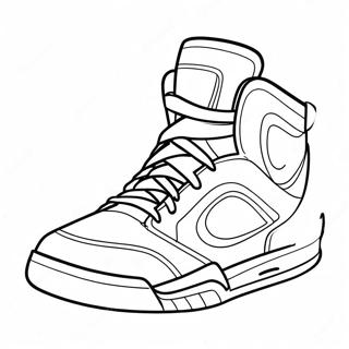 Basketballschuh Ausmalbild 124225-58441