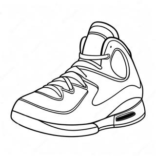 Basketballschuh Ausmalbild 124225-58442