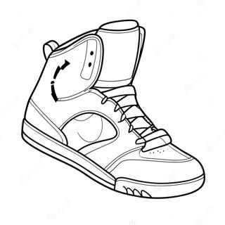 Basketballschuh Ausmalbild 124225-58443