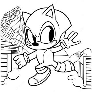 Sonic Spiderman Ausmalbild 124277-58482