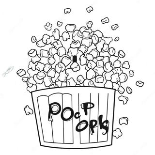 Popcorn Und Film Ausmalbild 124434-58612