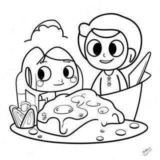 Animierter Filmabend Ausmalbild 124436-58620