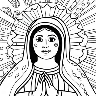 Unsere Dame Von Guadalupe Ausmalbilder