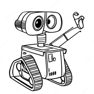 Wall E Erkundet Den Weltraum Ausmalbild 124666 58796