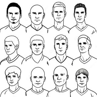 Beruhmte Weltmeisterschaft Fussballspieler Ausmalbild 124768-58870