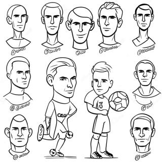 Beruhmte Weltmeisterschaft Fussballspieler Ausmalbild 124768-58872
