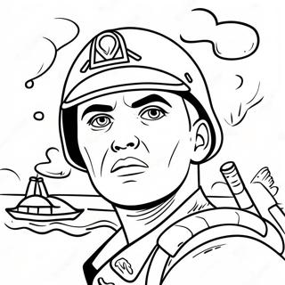 Mutiger Marine Im Kampf Ausmalbild 125208 59213