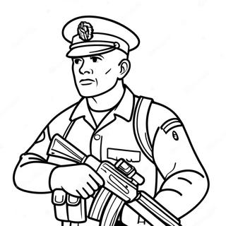 Mutiger Marine Im Kampf Ausmalbild 125208 59215