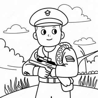 Mutiger Marine Im Kampf Ausmalbild 125208 59216