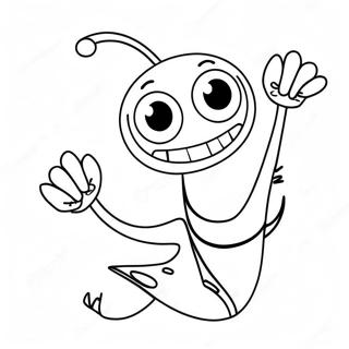 Niedlicher Forky Mit Grossem Lacheln Ausmalbild 125257-59248