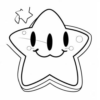 Glanzender Mario Stern Ausmalbild 125412-59367