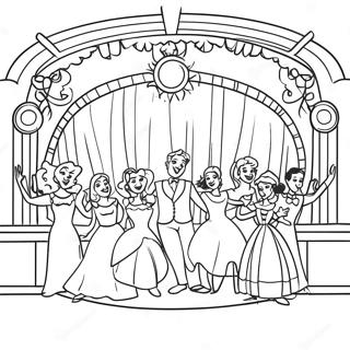 Spannende Musical Theater Szene Ausmalbild 125439-59394
