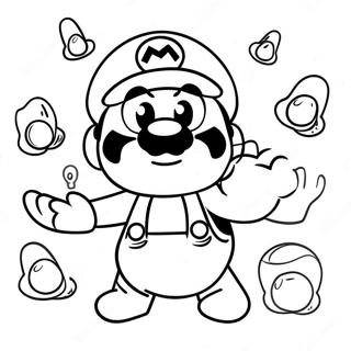 Cappy Mario Verwandelnde Feinde Ausmalbild 125567 59493