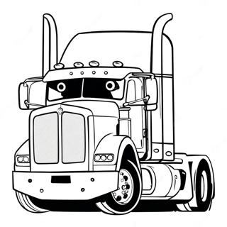 Peterbilt Lkw Ausmalbild 125926-59761