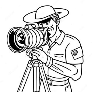 Titan Kameramann Ausmalbilder