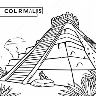 Maya Ruinen In Guatemala Ausmalbild 126291 60054