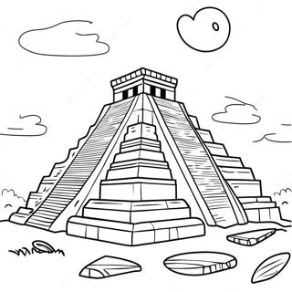 Maya Ruinen In Guatemala Ausmalbild 126291 60055