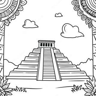 Maya Ruinen In Guatemala Ausmalbild 126291 60056