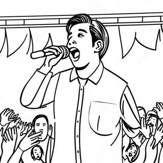 Ivan Cornejo Singt Auf Der Buhne Ausmalbild 126366-60108